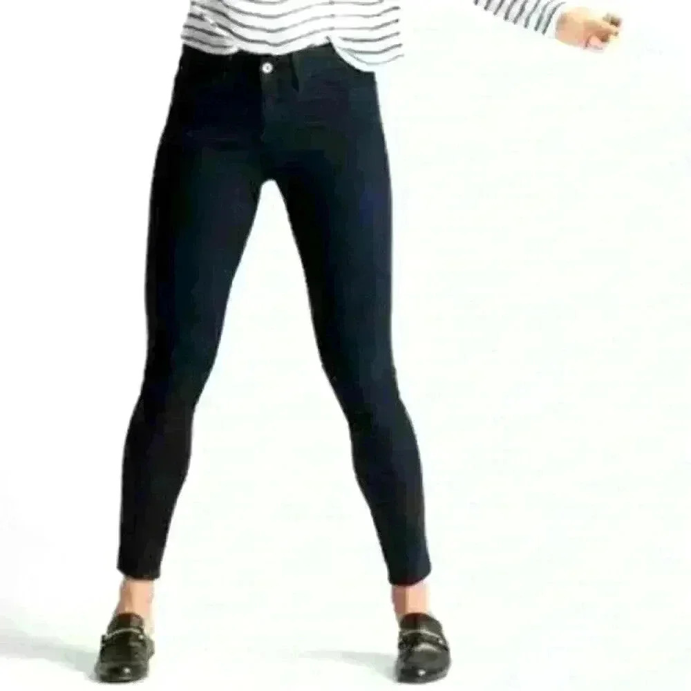Yummie by Heather Thomson Eclipse Black Wash Skinny Jeans, Size 32